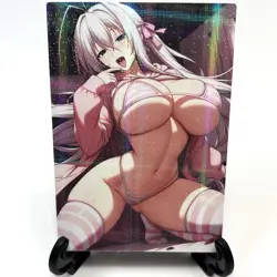 High School DxD Rossweisse Sexy Bikini Anime Waifu Girl Lewd Goddess Story Card - Image 2