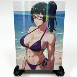 Jujutsu Kaisen Maki Zenin Sexy Bikini Anime Waifu Girl Goddess Story Art Card - Image 2