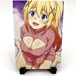 KonoSuba Darkness Sexy Anime Waifu Girl Doujin Lewd Goddess Story Holo Art Card - Image 1