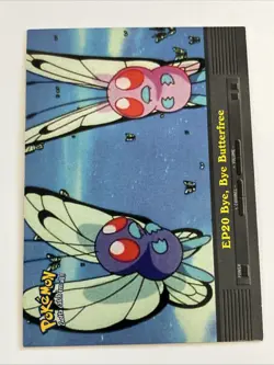 Topps Pokemon Episode Card - EP20 Bye, Bye Butterfree - Series 2 - Image 1