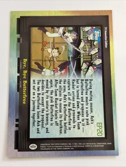 Topps Pokemon Episode Card - EP20 Bye, Bye Butterfree - Series 2 - Image 2