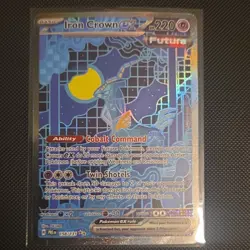 Pokemon Iron Crown ex Sv: Prismatic Evolutions EX Holo Card 158/131 - Image 1