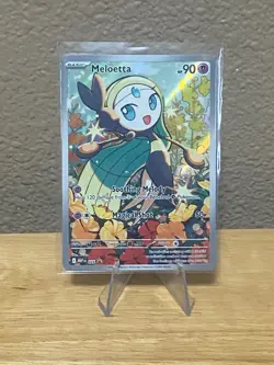 POKEMON MELOETTA 026 MEGA EVOLUTION HOLO PROMO CARD - Image 1