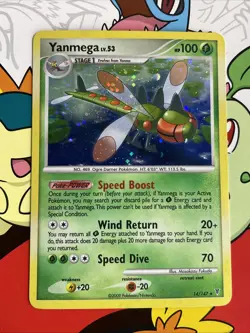 Pokemon Card - Yanmega Supreme Victors 14/147 Holo Rare LP - Image 1