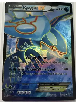 Kyogre EX 148/160 XY Primal Clash 2015 Full Art Holo Pokemon Card TCG - Image 1