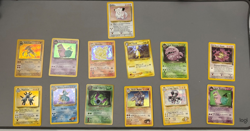 Lot of 13 Vintage Pokemon Cards - Image 1