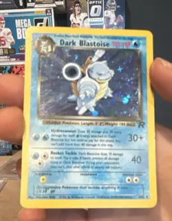 Pokemon Dark Blastoise Holo Rare Team Rocket 3/82 70 HP Card - Image 1