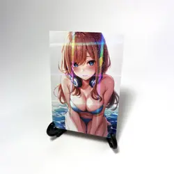 The Quintessential Quintuplets Miku Nakano Sexy Anime Waifu Goddess ACG Card - Image 3