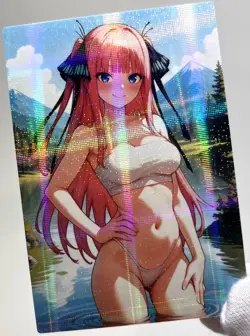 The Quintessential Quintuplets Nino Nakano Sexy Anime Waifu Goddess ACG Art Card - Image 3