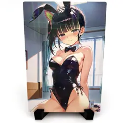 Demon Slayer Kanao Tsuyuri Sexy Anime Waifu Bunny Girl Goddess Story Art Card - Image 3