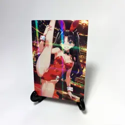 Fate/Stay Night Rin Tohsaka Sexy Anime Waifu Bunny Girl Goddess Story Art Card - Image 2