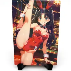 Fate/Stay Night Rin Tohsaka Sexy Anime Waifu Bunny Girl Goddess Story Art Card - Image 3