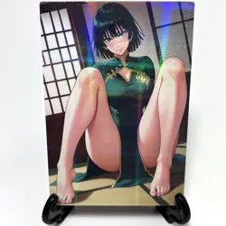 One-Punch Man Fubuki Sexy Hot Anime Waifu Girl Doujin Lewd Goddess Holo Art Card - Image 1