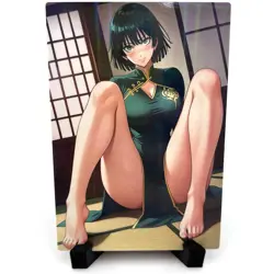 One-Punch Man Fubuki Sexy Hot Anime Waifu Girl Doujin Lewd Goddess Holo Art Card - Image 3