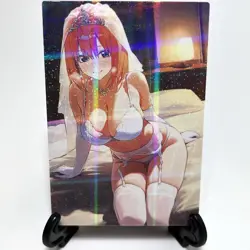 5-toubun no Hanayome Yotsuba Nakano Sexy Hot Anime Waifu Girl Goddess Art Card - Image 1