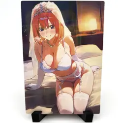 5-toubun no Hanayome Yotsuba Nakano Sexy Hot Anime Waifu Girl Goddess Art Card - Image 4
