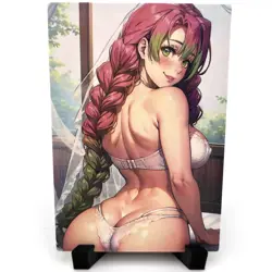 Demon Slayer Mitsuri Kanroji Sexy Anime Waifu Girl Lewd Goddess Story Art Card - Image 3