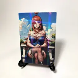 Naruto Mei Terumi Sexy Hot Anime Waifu Girl Doujin Lewd Goddess Story Art Card - Image 2