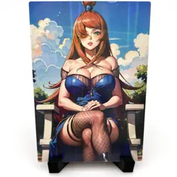 Naruto Mei Terumi Sexy Hot Anime Waifu Girl Doujin Lewd Goddess Story Art Card - Image 3