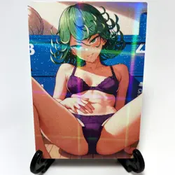 One-Punch Man Tatsumaki Sexy Hot Anime Waifu Girl Doujin Goddess Story Art Card - Image 1