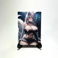 Azur Lane Shinano Sexy Anime Waifu Girl Lewd Goddess Story ACG Glitter Art Card - Image 2