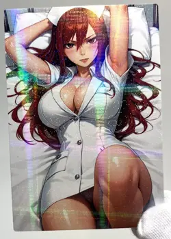 Fairy Tail Erza Scarlet Sexy Anime Waifu Girl Lewd Goddess Story ACG Art Card - Image 3