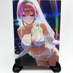 5-toubun no Hanayome Ichika Nakano Sexy Anime Waifu Girl Lewd Goddess Art Card - Image 1