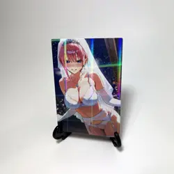 5-toubun no Hanayome Ichika Nakano Sexy Anime Waifu Girl Lewd Goddess Art Card - Image 2
