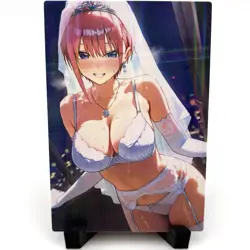 5-toubun no Hanayome Ichika Nakano Sexy Anime Waifu Girl Lewd Goddess Art Card - Image 4