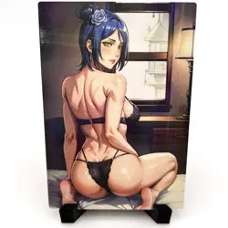 Naruto Konan Sexy Lingerie Anime Waifu Girl Doujin Lewd Goddess Story Art Card - Image 3
