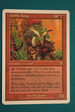 Goblin King - MTG - 7th Edition - Never Played - Magic The Gathering - Image 1