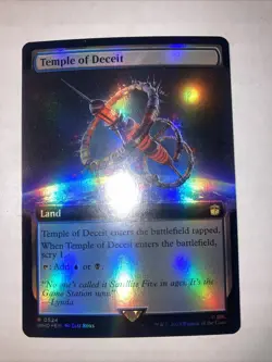Temple of Deceit (Extended Art) Universes Beyond: Doctor Who Foil - Image 1