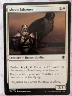 Magic the Gathering MTG Abzan Falconer (57) Commander 2016 NM - Image 1