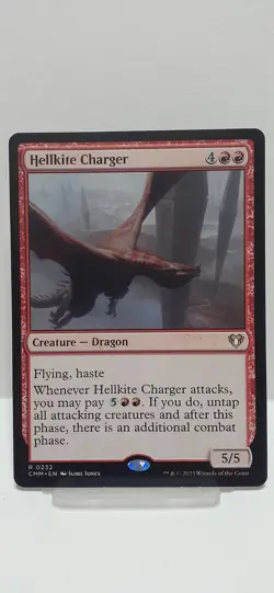 HELLKITE CHARGER - COMMANDER MASTERS MAGIC THE GATHERING MTG (CMM) - Image 1
