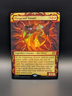 MTG - Plargg and Nassari - FOIL SHOWCASE - Legendary Creature - MAT #68 - NM - Image 1
