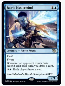 Faerie Mastermind: March of the Machine - Magic The Gathering- Regular- NM/M - Image 1