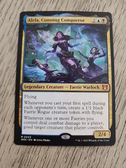 Alela, Cunning Conqueror Commander: Wilds of Eldraine Regular - Image 1