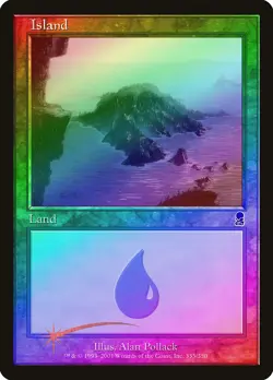 Island (335) FOIL Odyssey NM Basic Land MAGIC THE GATHERING MTG CARD ABUGames - Image 1