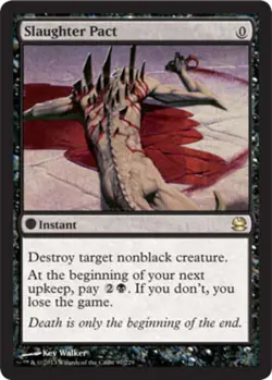 MTG - Slaughter Pact - Modern Masters - NM, English Magic FLAT RATE SHIP - Image 1