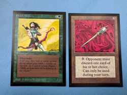 MTG Intl Edition, Elvish Archers and Disrupting Sceptre! 1994 Vintage Magic! NM! - Image 1