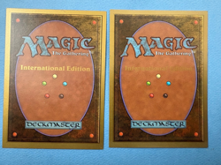MTG Intl Edition, Elvish Archers and Disrupting Sceptre! 1994 Vintage Magic! NM! - Image 2