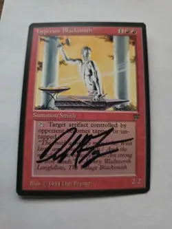 Hyperion Blacksmith Artist Proof SIGNED By Dan Frazier Magic the Gathering - Image 1