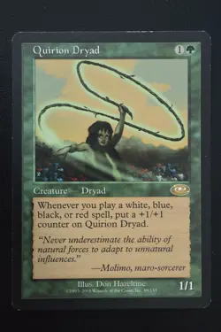 Magic The Gathering MTG QUIRION DRYAD Planeshift LP Lightly Played - Image 1