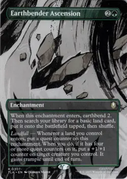 MTG Earthbender Ascension (Borderless) (307) | NM | Avatar {TLA} - Image 1