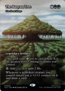 MTG The Banyan Tree (Borderless) (41) | NM | Avatar: Eternal-Legal {TLE} - Image 1
