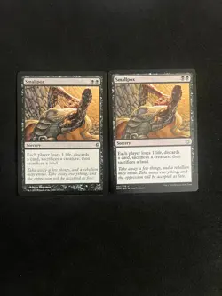 x2 Smallpox [Conspiracy] Magic MTG Cards NM/LP - Image 1