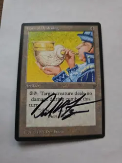 Horn Of Deafening Artist Proof SIGNED By Dan Frazier Magic the Gathering - Image 1