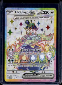 2023-25 Pokemon SV Black Star Promos Terapagos ex #165 - Image 1