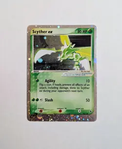 NM Scyther Ex 102/109 Ruby and Sapphire Pokemon TCG Holo Rare - Image 1
