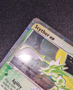 NM Scyther Ex 102/109 Ruby and Sapphire Pokemon TCG Holo Rare - Image 3